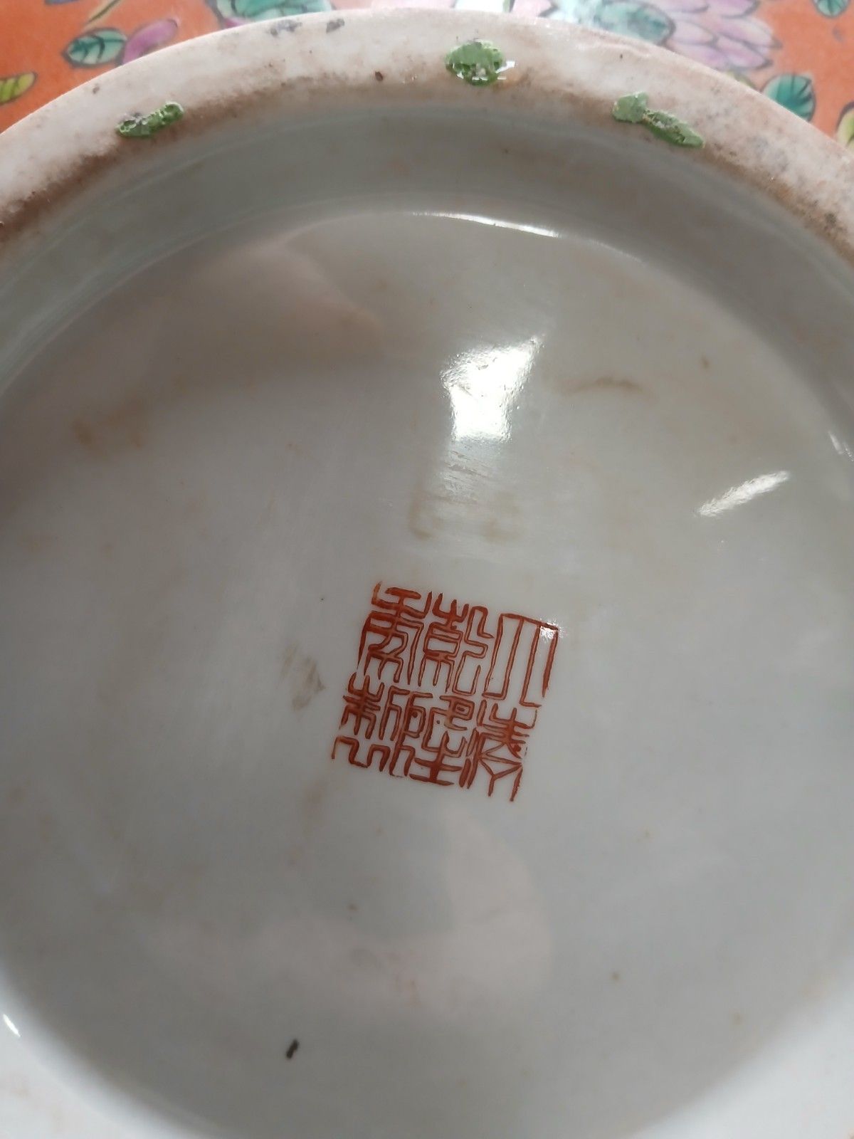 185.0 Pair Of Large Early C20th  Chinese Hand Painted Porcelain Flask Shaped Vases photo