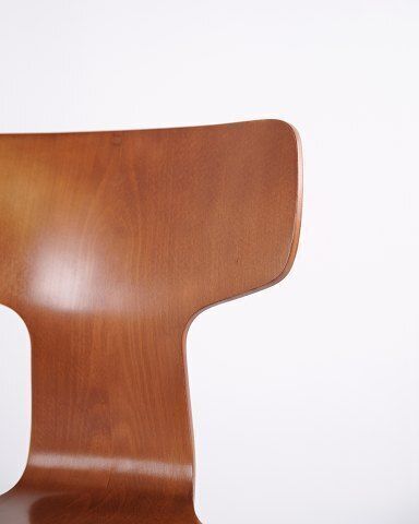 Set Of 6 Dining Chairs   T Chair / Hammer Chair   Model 3103   Fritz Hansen photo vinterior