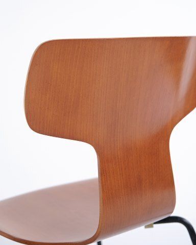 Set Of 6 Dining Chairs   T Chair / Hammer Chair   Model 3103   Fritz Hansen photo vintage
