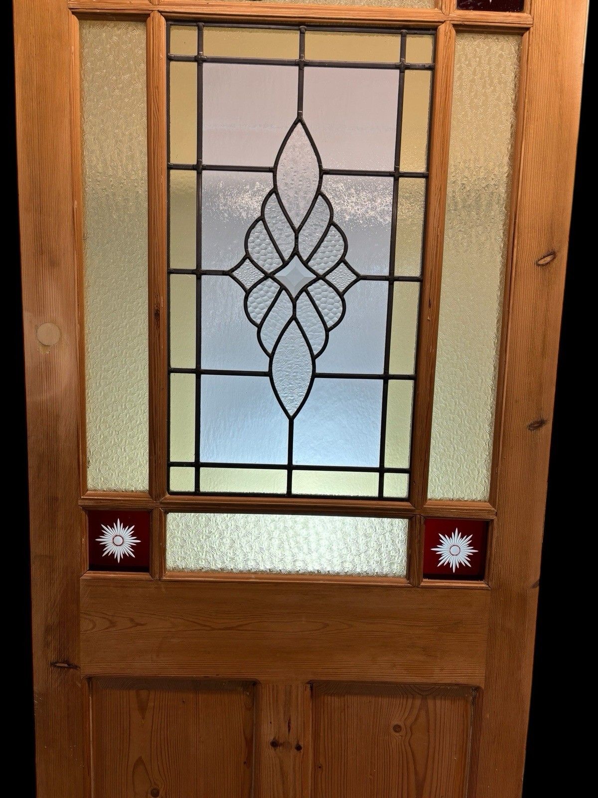 photo furniture Victorian Stained Glass Front Door Period Reclaimed Old Antique Wooden Refurb