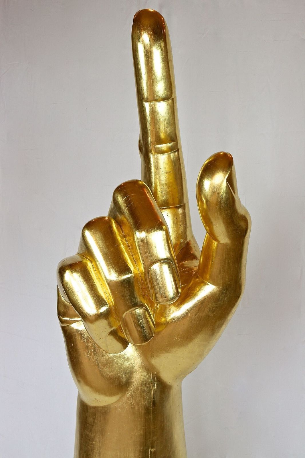 21st Century Contemporary Gigantic Hand Sculpture, Goldleaf Plated, At 2021 photo 53000.0