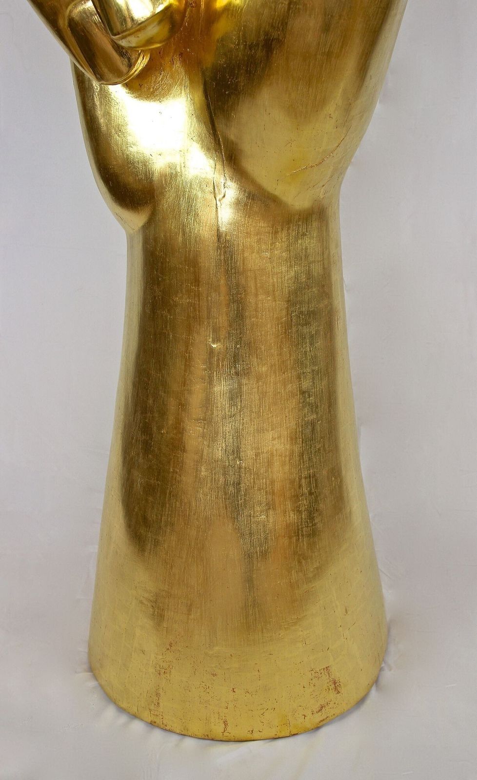 photo furniture 21st Century Contemporary Gigantic Hand Sculpture, Goldleaf Plated, At 2021