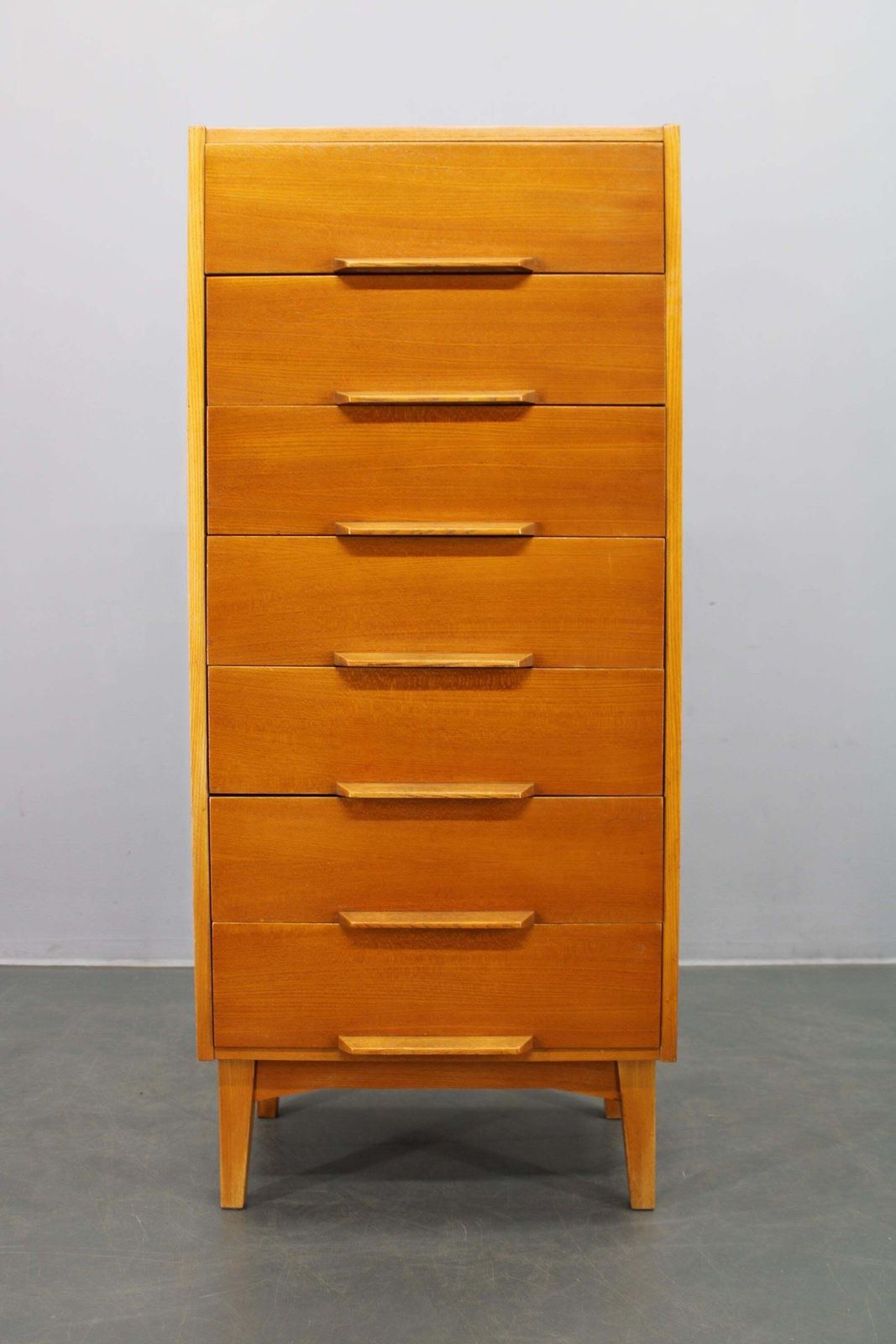 Mid Century Czechoslovak Maple Chest Of Drawers, 1960s photo furniture