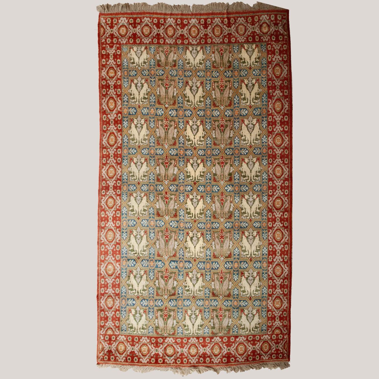 Mythical Animals Field – Spanish Hand Knotted Wool Rug   370 Cm X 252 Cm