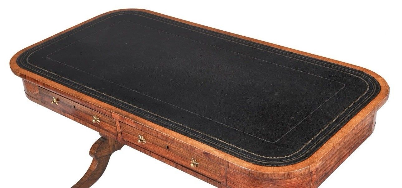 Beautiful Regency Rosewood Library Table photo furniture