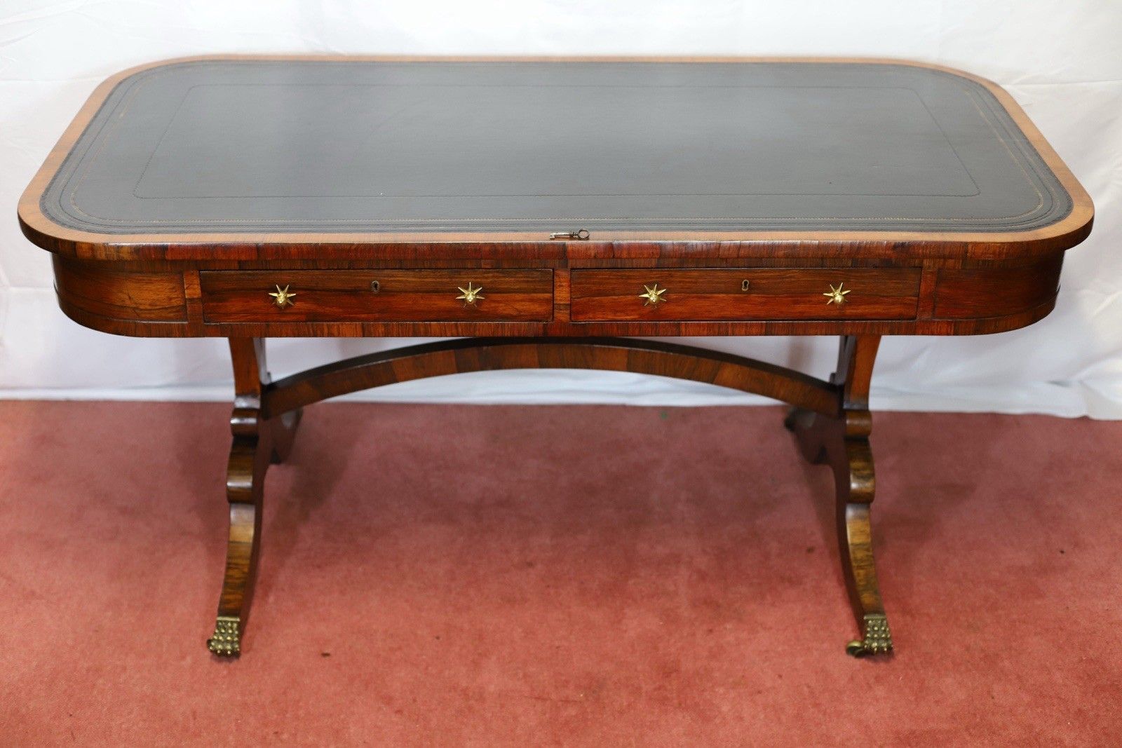 Beautiful Regency Rosewood Library Table photo 3950.0