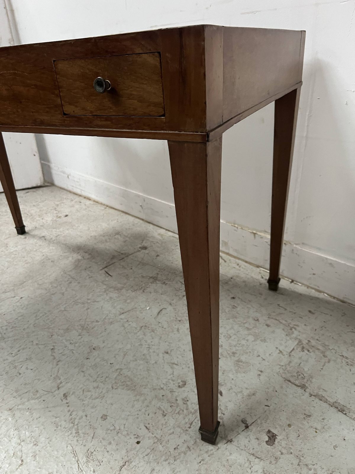 photo vintage Louis XVI Period "Tric Trac" Gaming Table In 18th Century Mahogany.