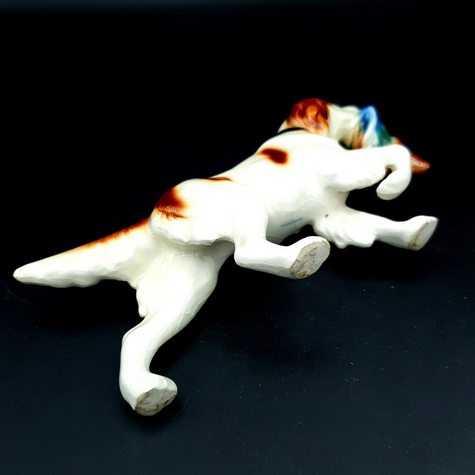 photo for sale Hunting Dog With Pheasant W.Germany Ceramic Early Goebel? Mid Century Rare L16cm