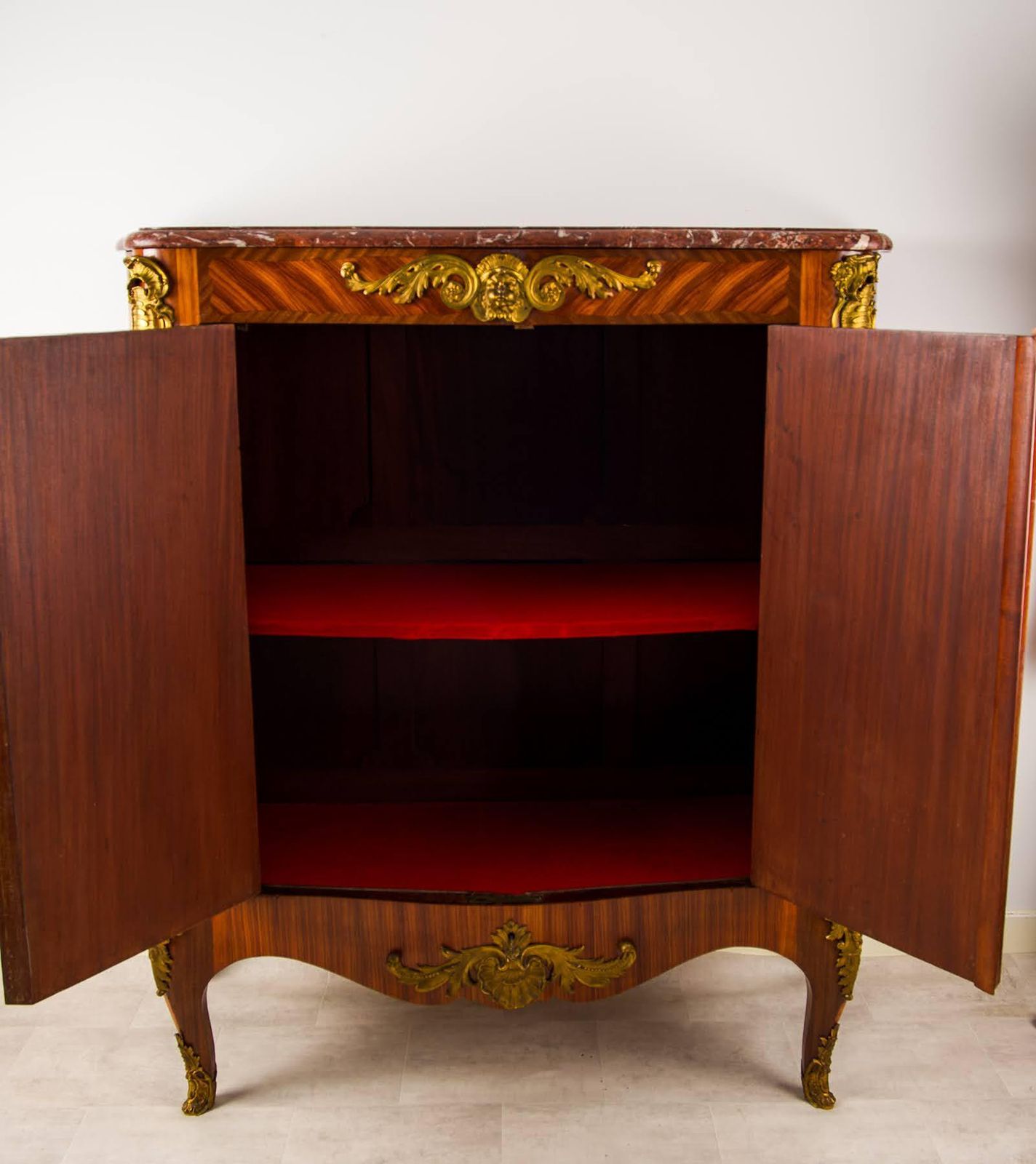 Exceptional 19th Century French Kingwood Side Cabinet By Maison Millet, Paris photo for sale