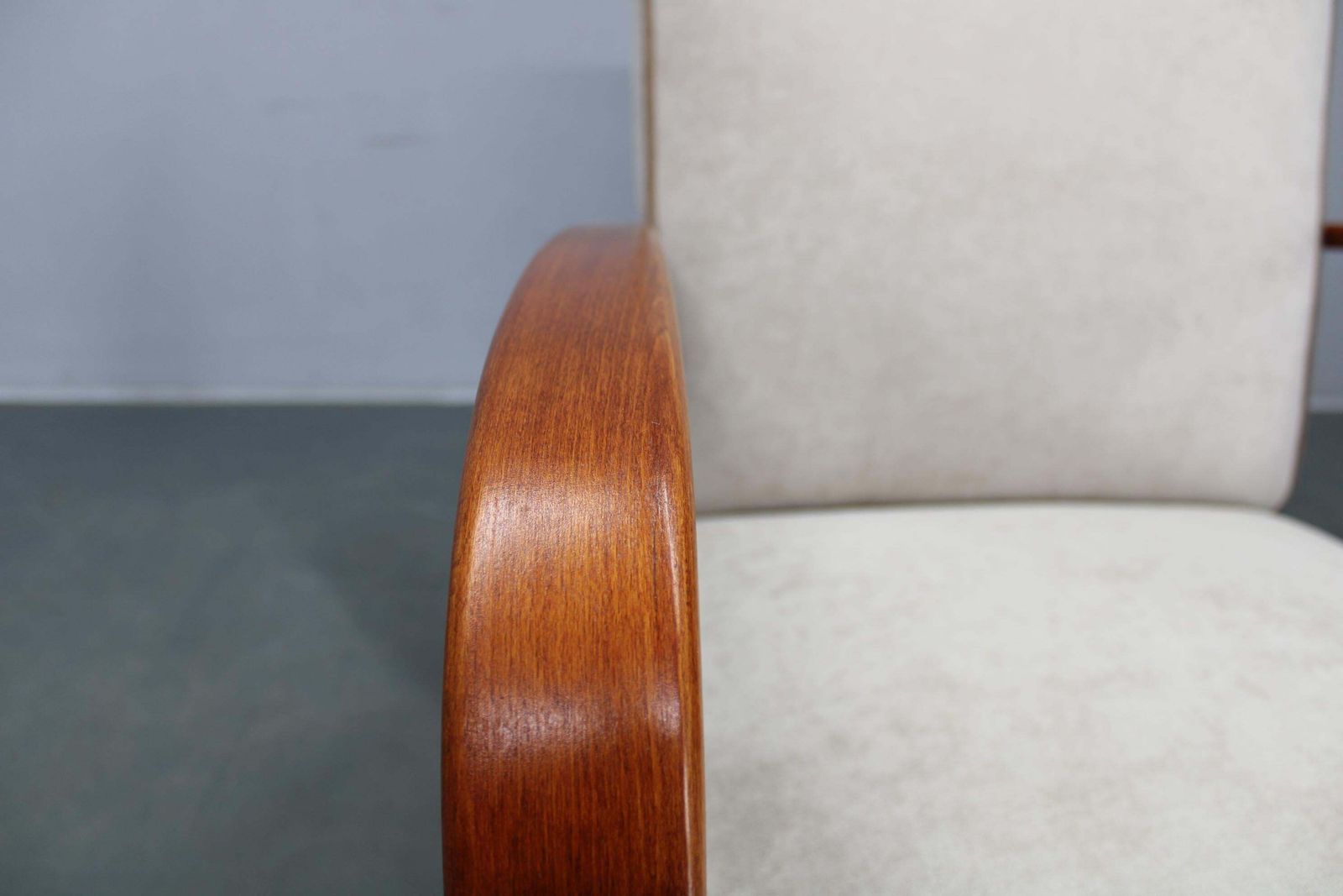 Art Deco Armchair By Jindřich Halabala, Czechoslovakia, 1940s photo Furniture
