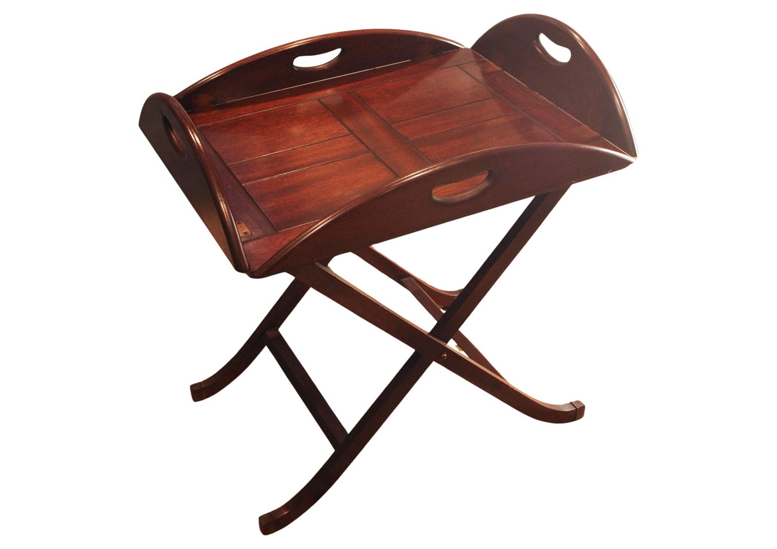 Bevan Funnell English Military Campaign Design Butlers Tray With Folding X Frame Stand photo 1610.0
