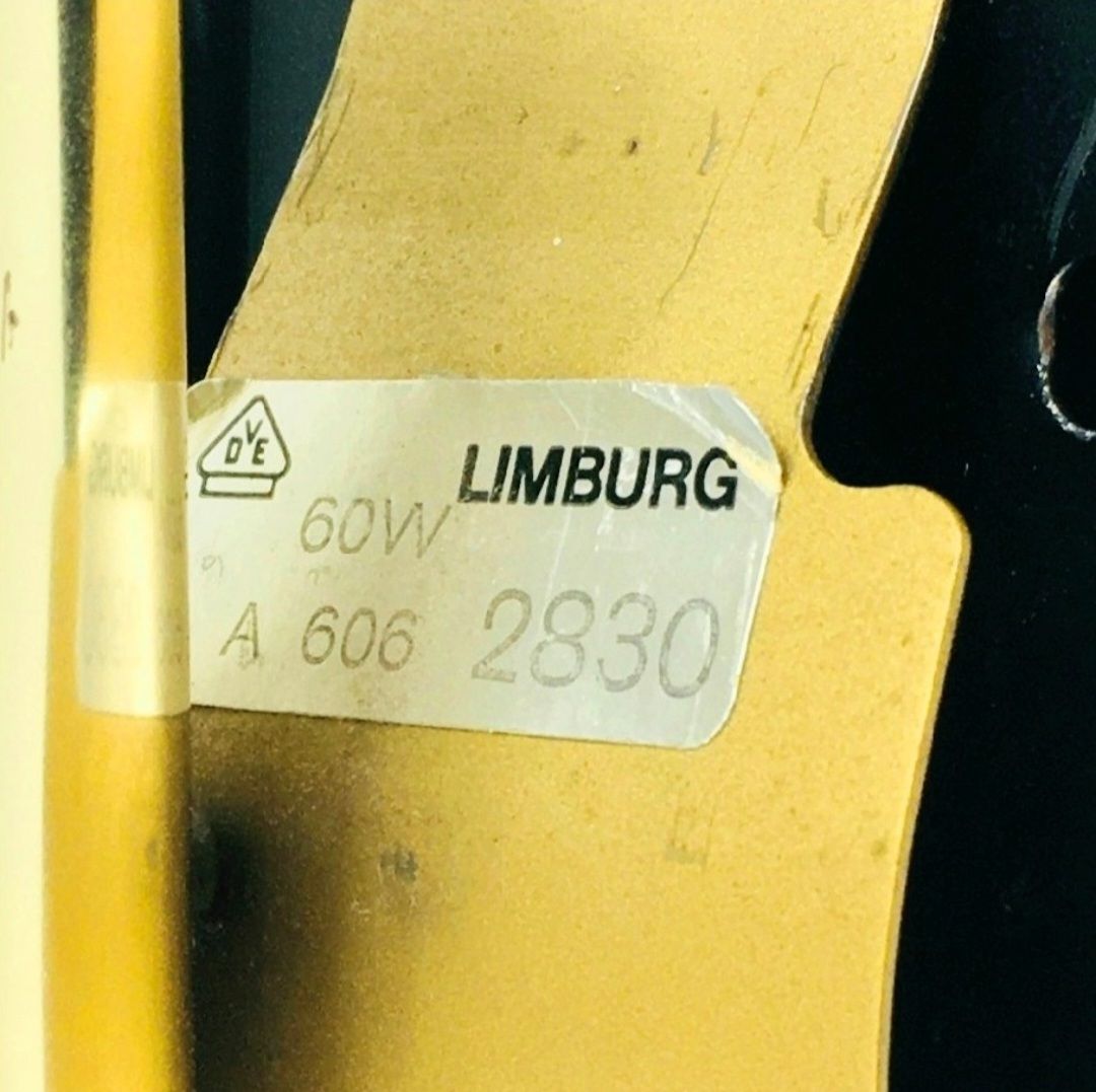 Paar Mid Century Glazen & Messing Wandlampen Van Limburg, Duitsland, Jaren 1960 photo buy