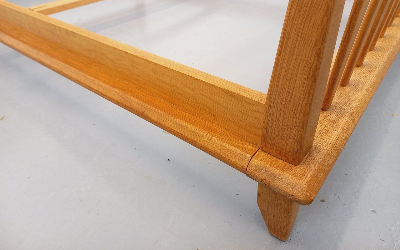 photo furniture Guillerme And Chambron Double Bed In Solid Oak