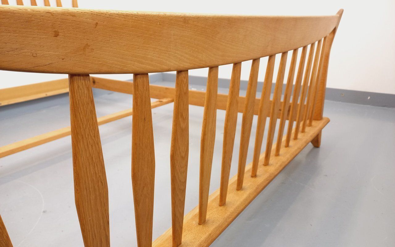 photo for sale Guillerme And Chambron Double Bed In Solid Oak