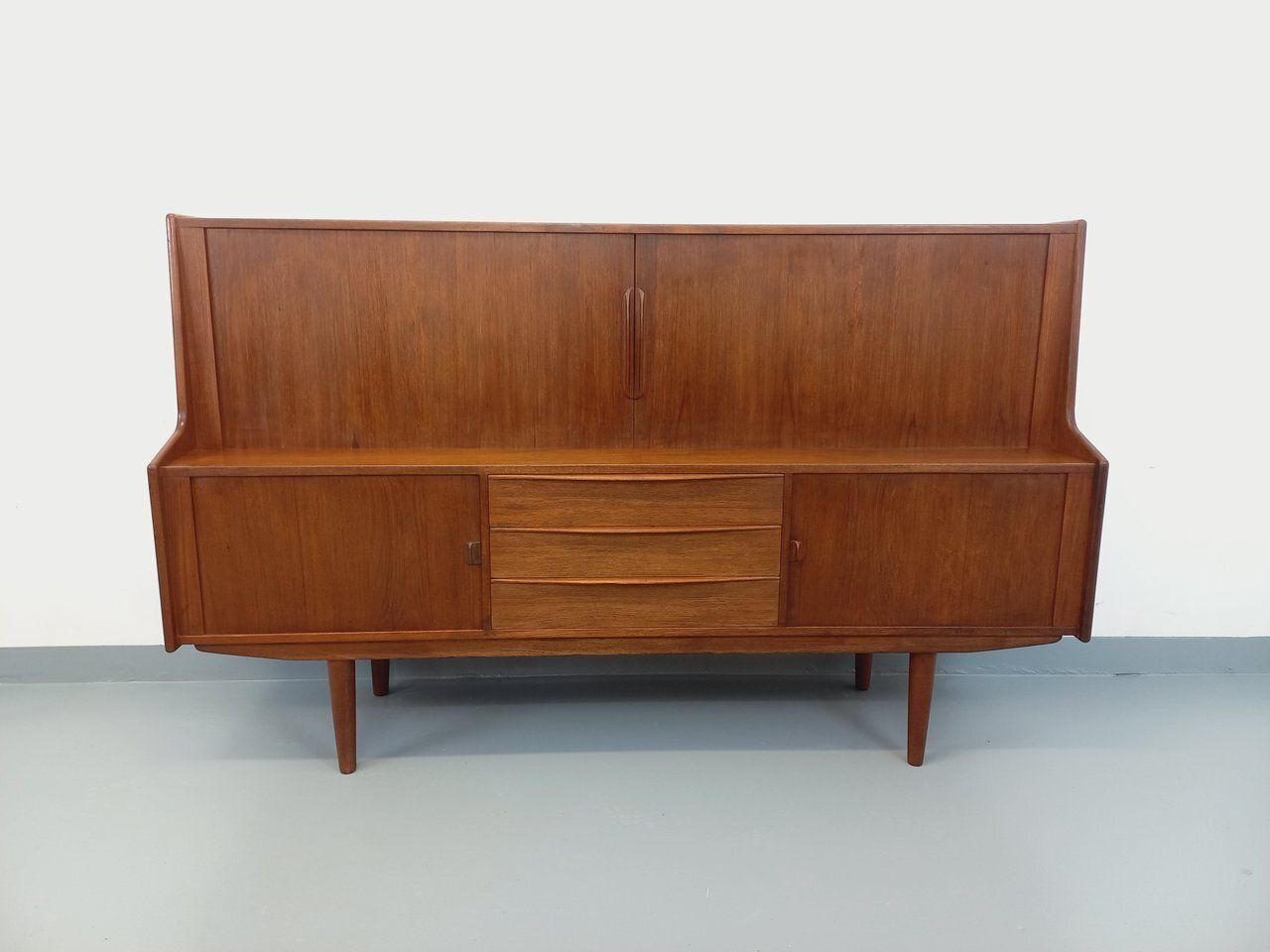 Scandinavian Mid Height Sideboard Ib Kofod Larsen In Teak photo furniture