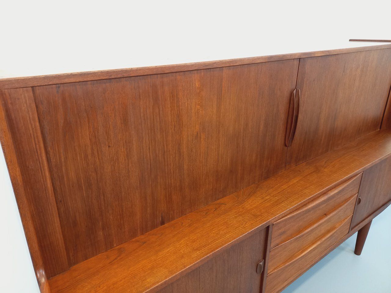 Furniture Scandinavian Mid Height Sideboard Ib Kofod Larsen In Teak photo