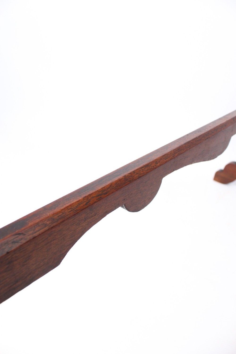 295.0 Victorian Gothic Revival Walnut Towel Rail photo