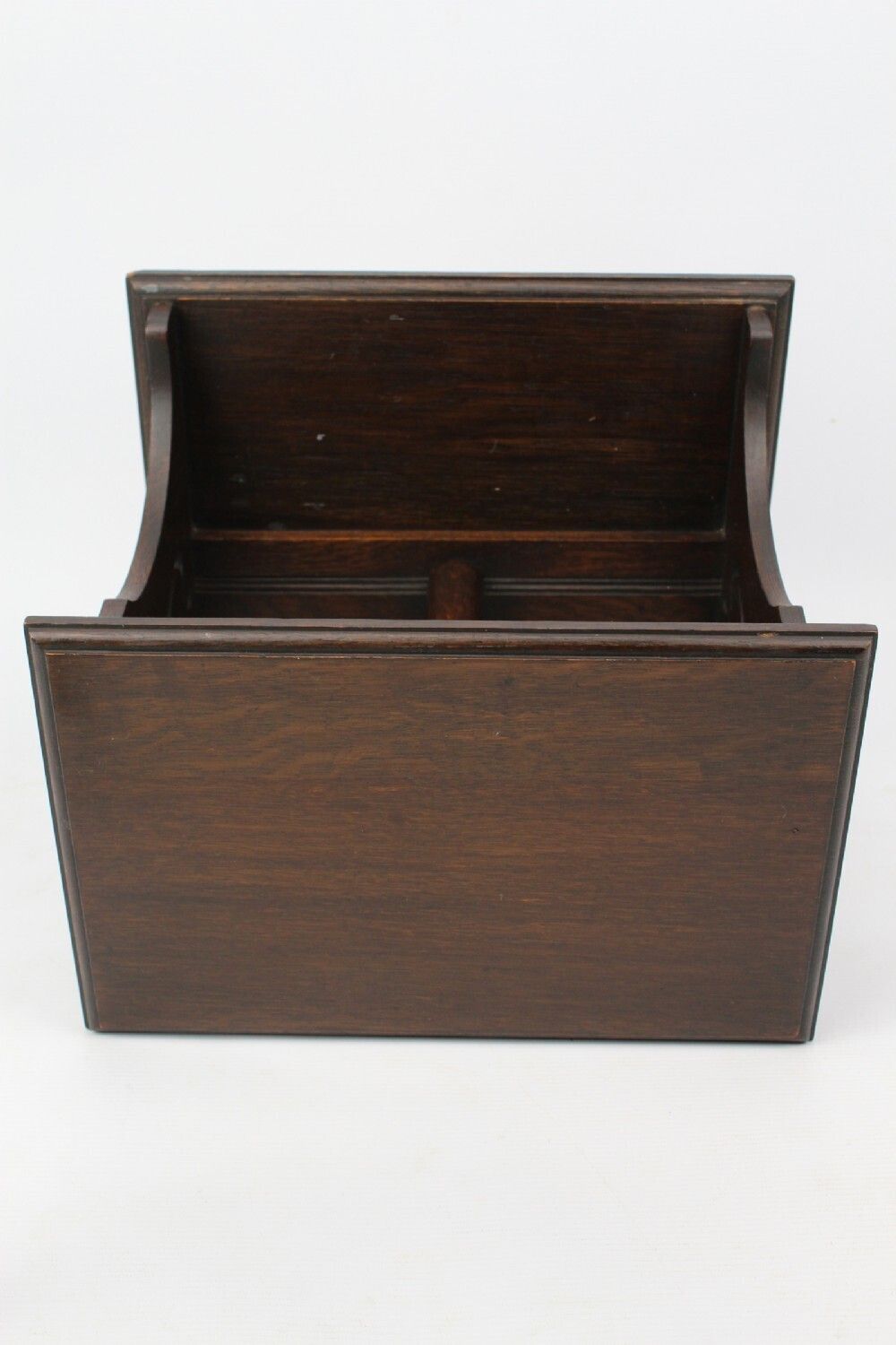 photo for sale Small Edwardian Arts & Crafts Oak Table Top Revolving Bookcase