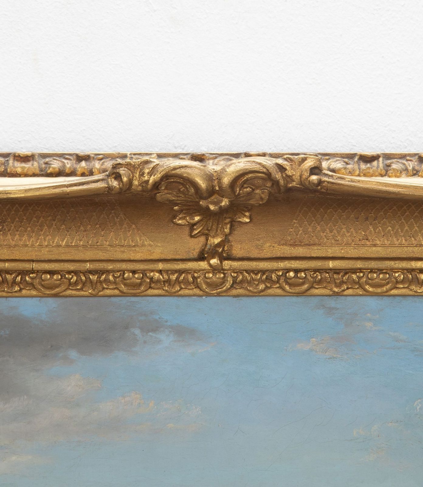 19th Century Oil On Canvas Of Reigate, Surrey photo Art