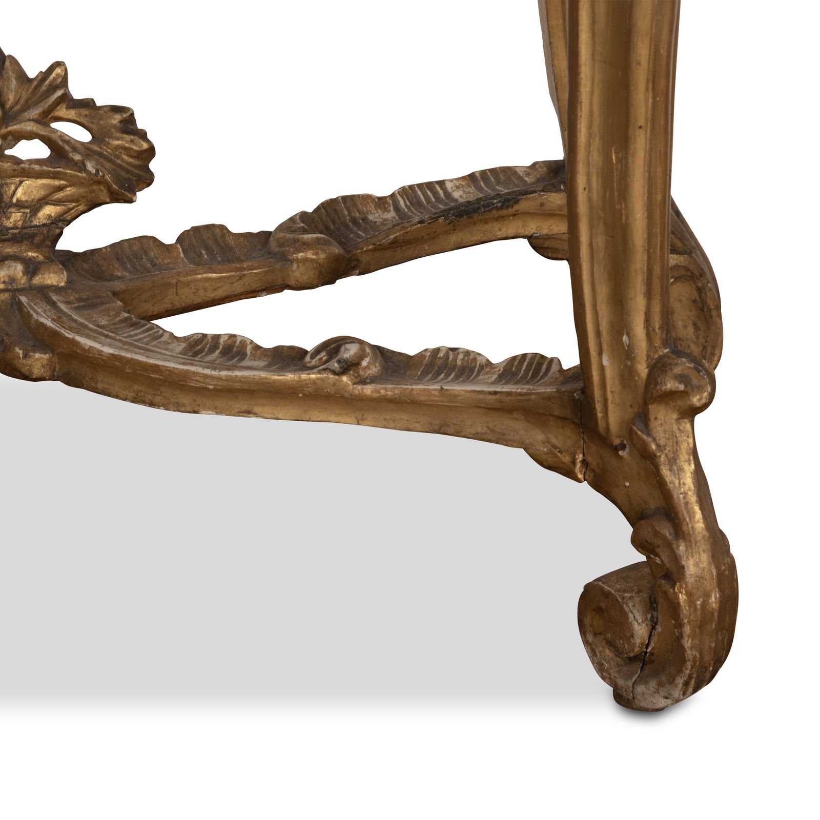 C18th Giltwood & Marble Top Pier Table photo Furniture