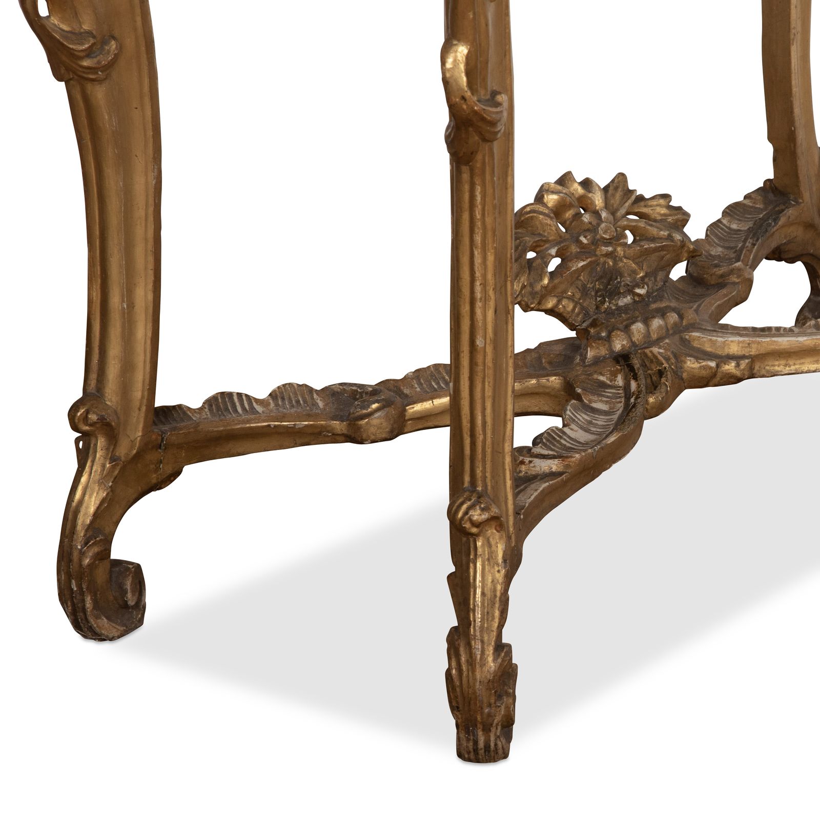 photo for sale C18th Giltwood & Marble Top Pier Table