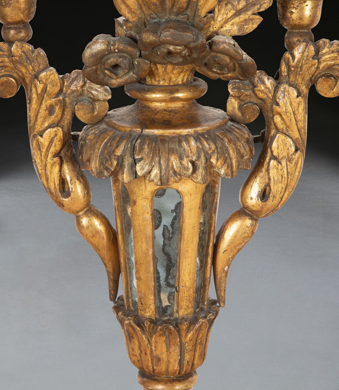 18th Century Pair Of Italian Giltwood Candelabra photo 2250.0