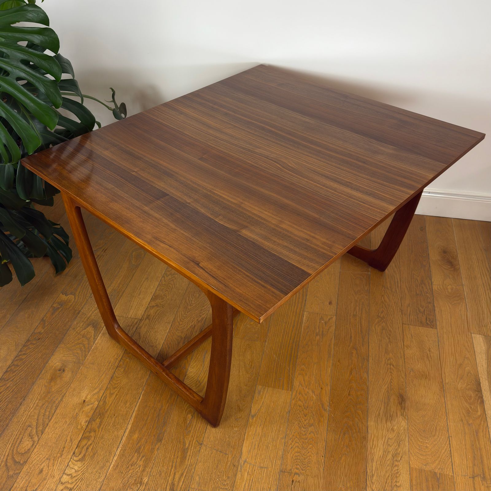 Mid Century Teak And Walnut Dining Table photo furniture