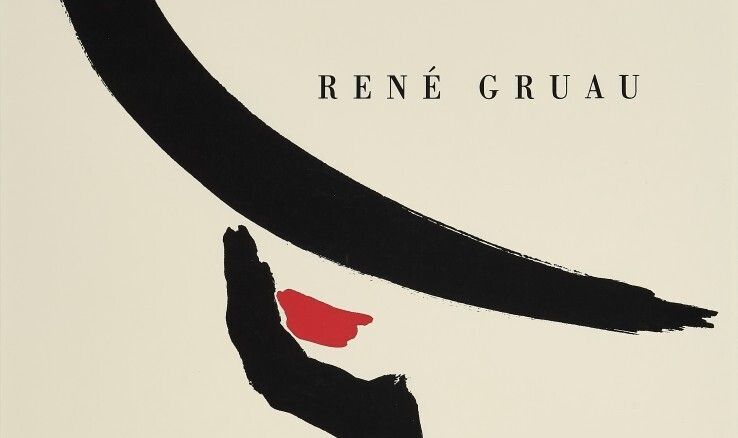 René Gruau, 1990s   Untitled (Fashion)   Original Affiche C.A. Cm 99,5 X 69 photo Art