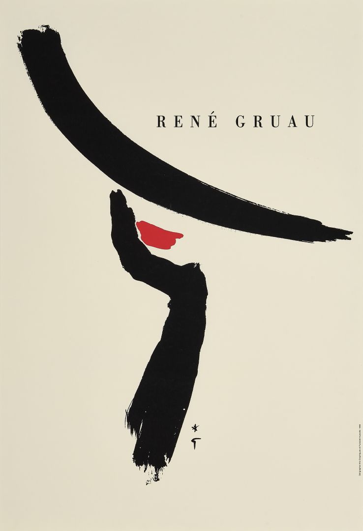 René Gruau, 1990s   Untitled (Fashion)   Original Affiche C.A. Cm 99,5 X 69 photo 400.0