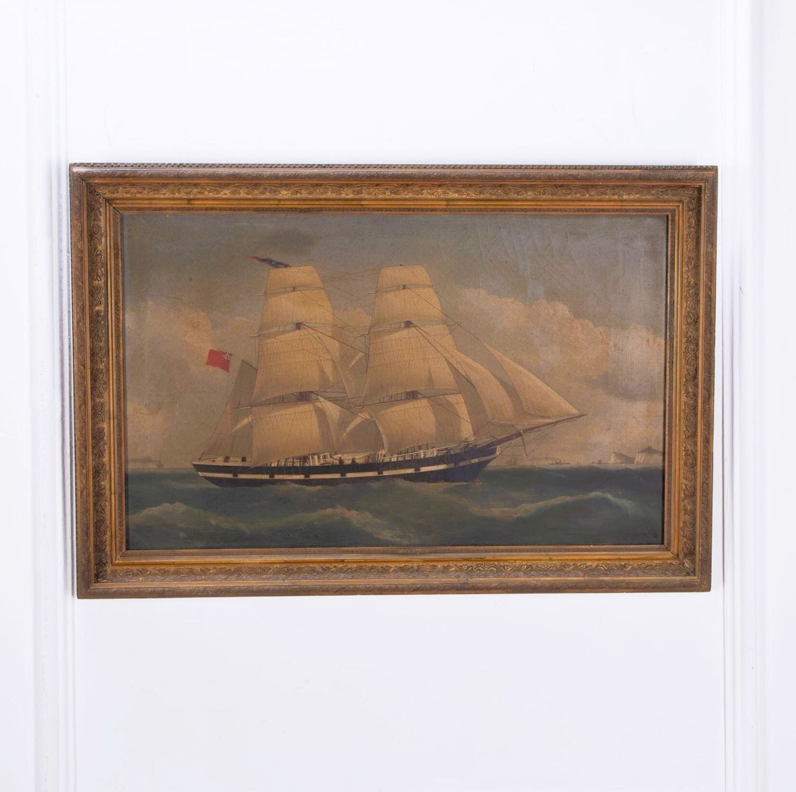 19th Century Marine English Oil Painting