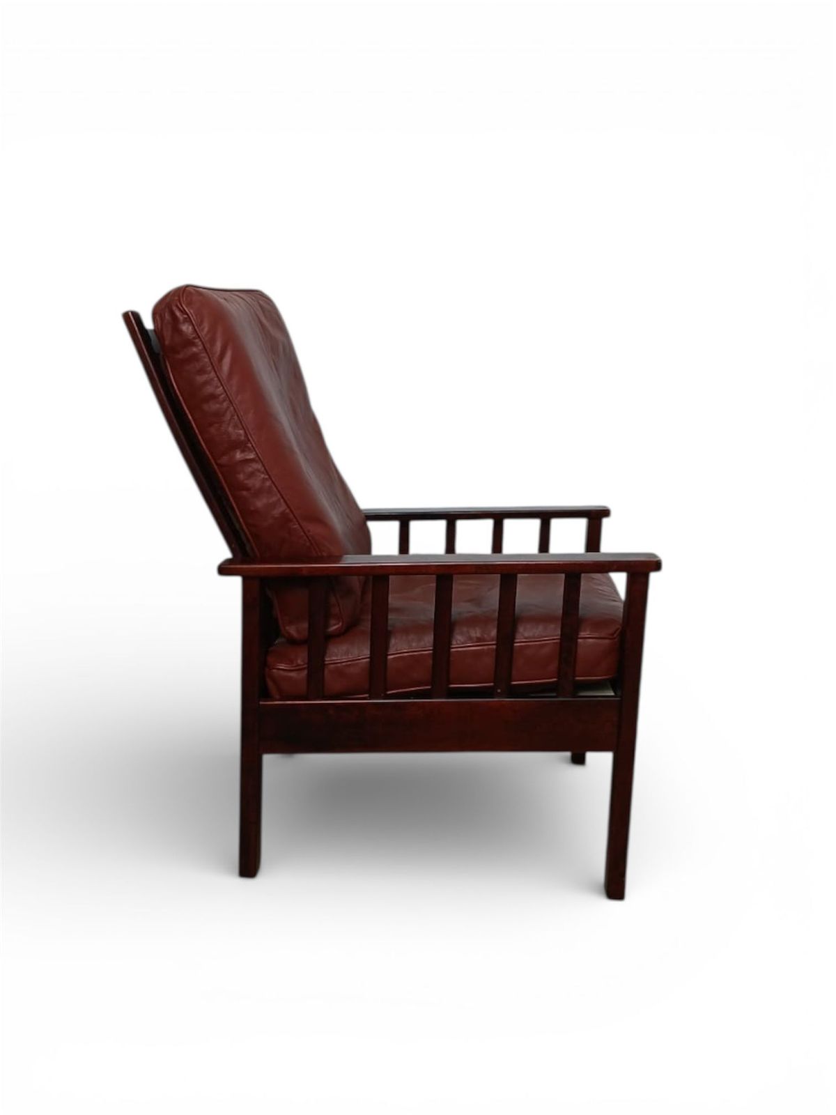 Karin Mobring & Tomas Jelinek “Stockholm” Leather Armchair For Ikea, 1980s photo for sale