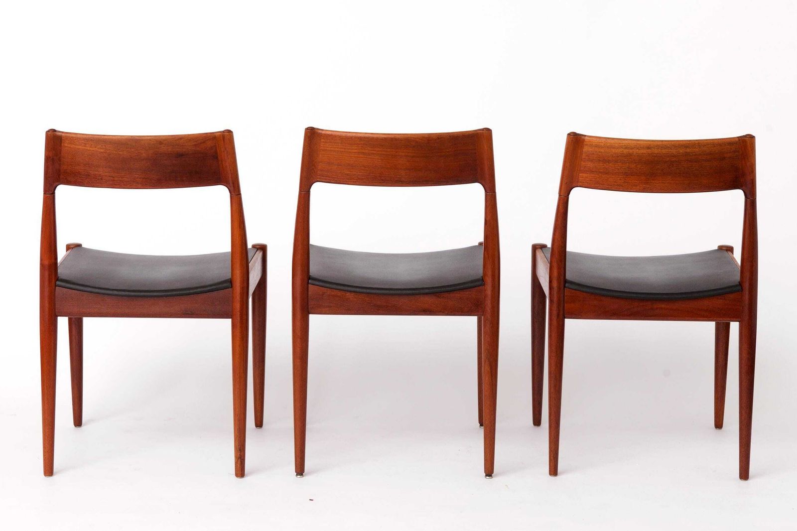 6 Of 8 Vintage Danish Dining Chairs, Arne Hovmand Olsen For Mogens Kold, Teak photo vinterior