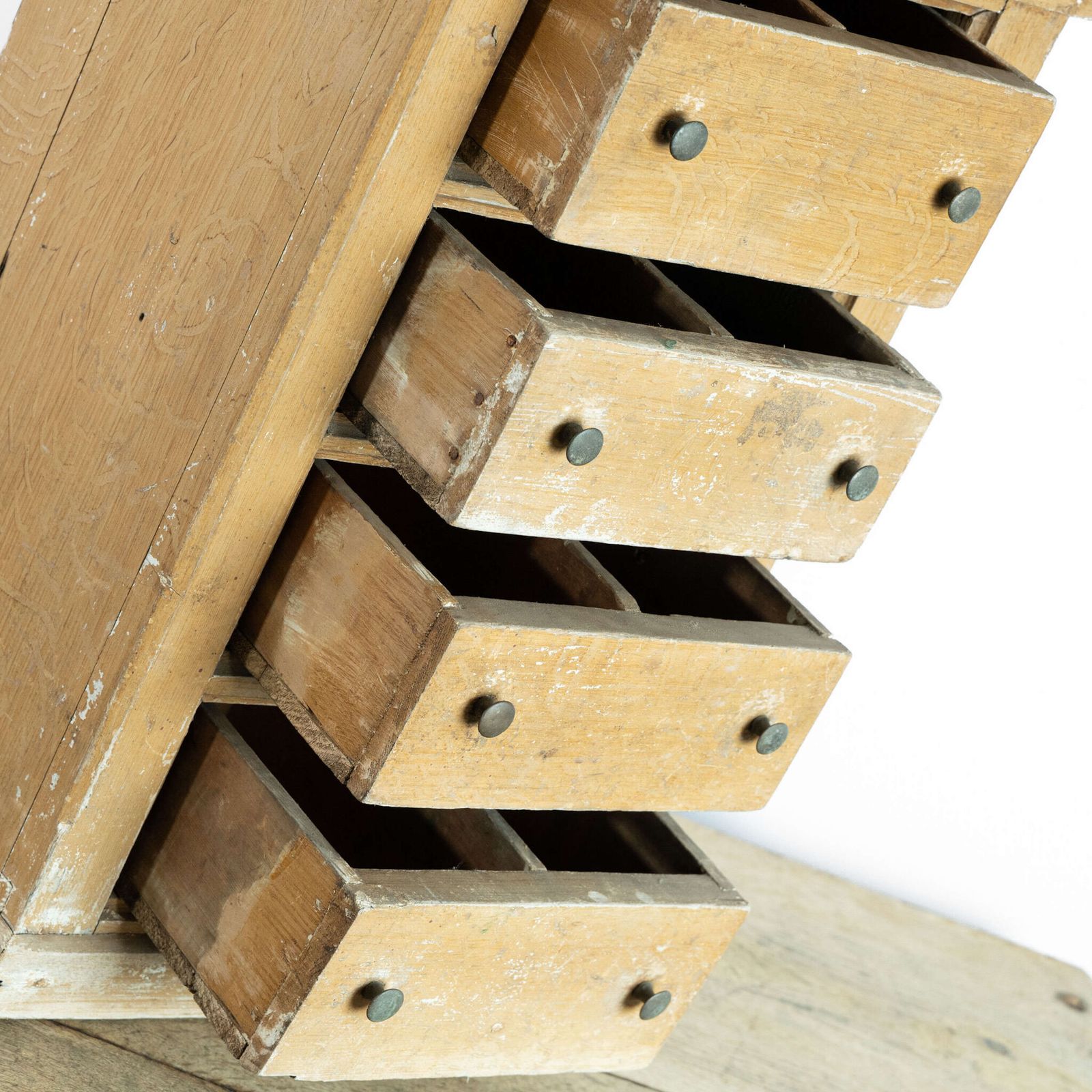 Small Set Of Pine Belgian Shop Drawers photo furniture