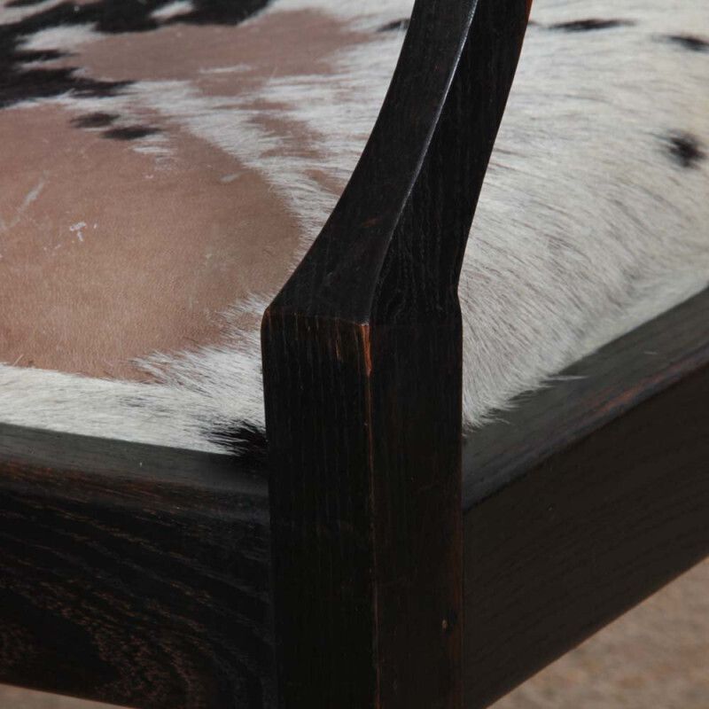 Wood And Hide Bridge Chair, Early 20th Century photo Furniture