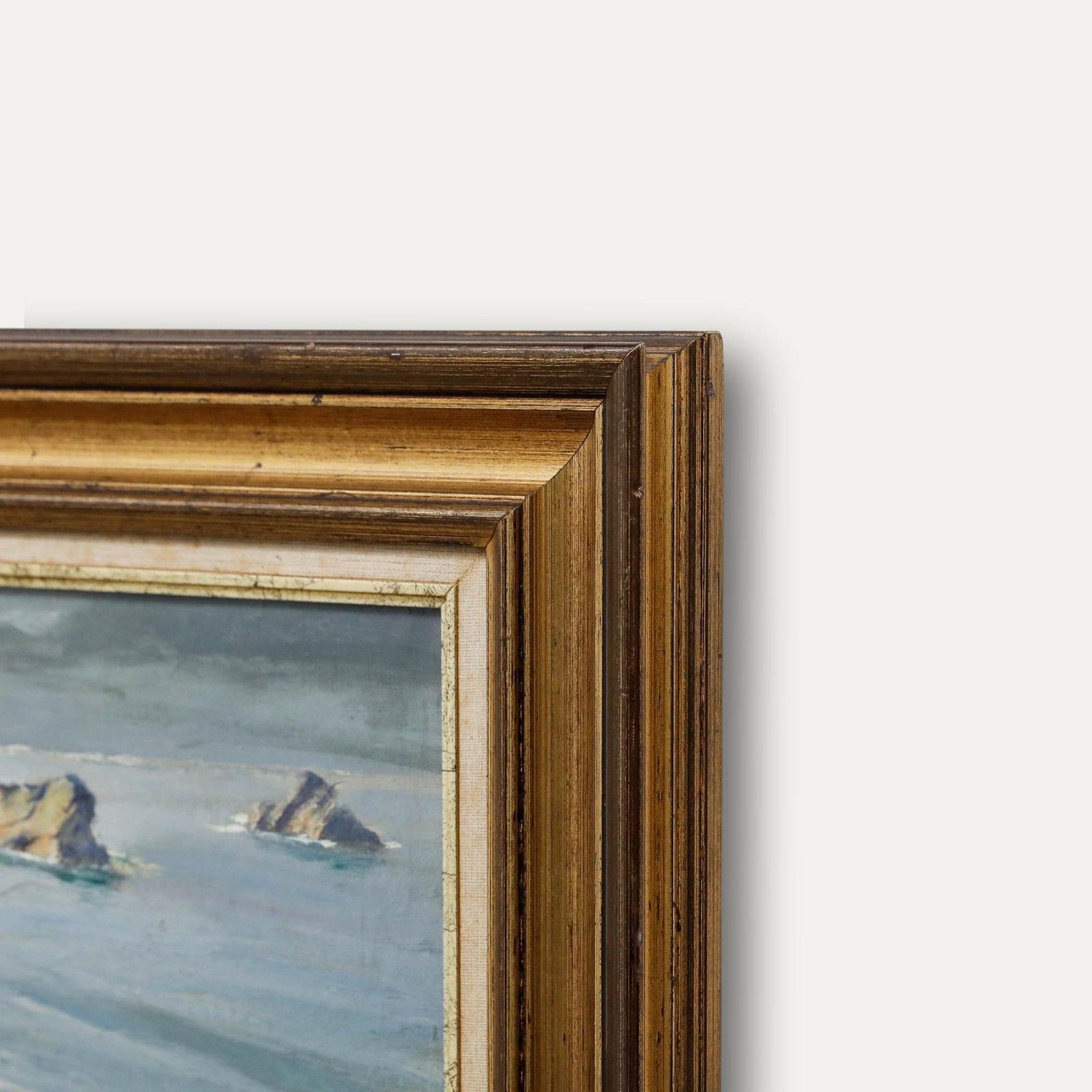Paul Esnoul (1882 1960) Framed Mid 20th Century Oil, Les Tas De Pois photo 350.0