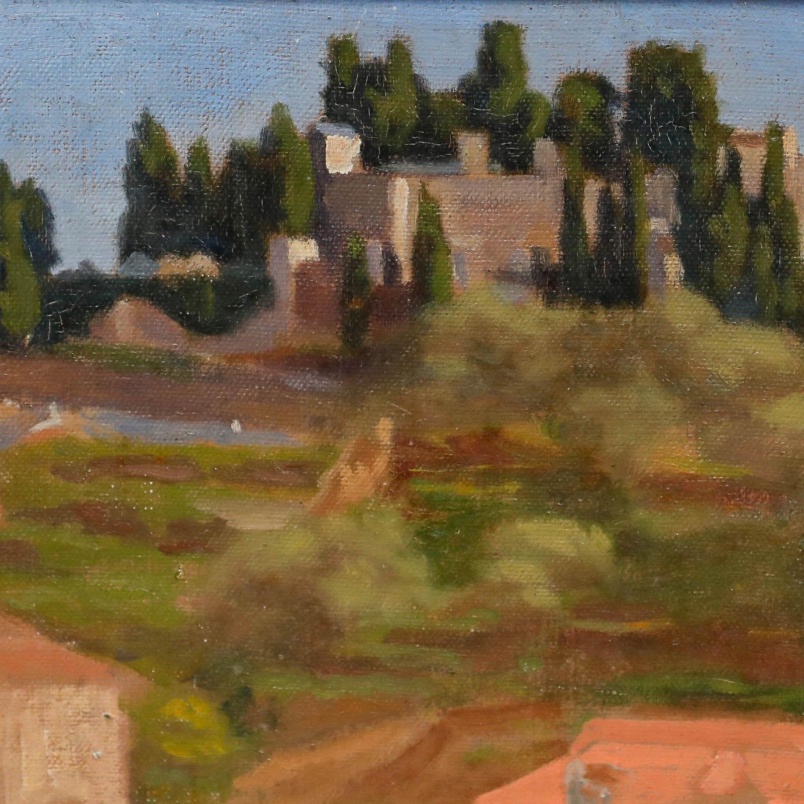 Bertrand Py (1895 1973) Framed Mid 20th Century Oil, Summer In Provence photo Art