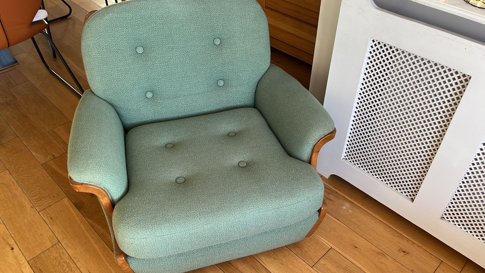 Beautiful Mid Century Scandinavian Sofa And Two Chairs photo for sale