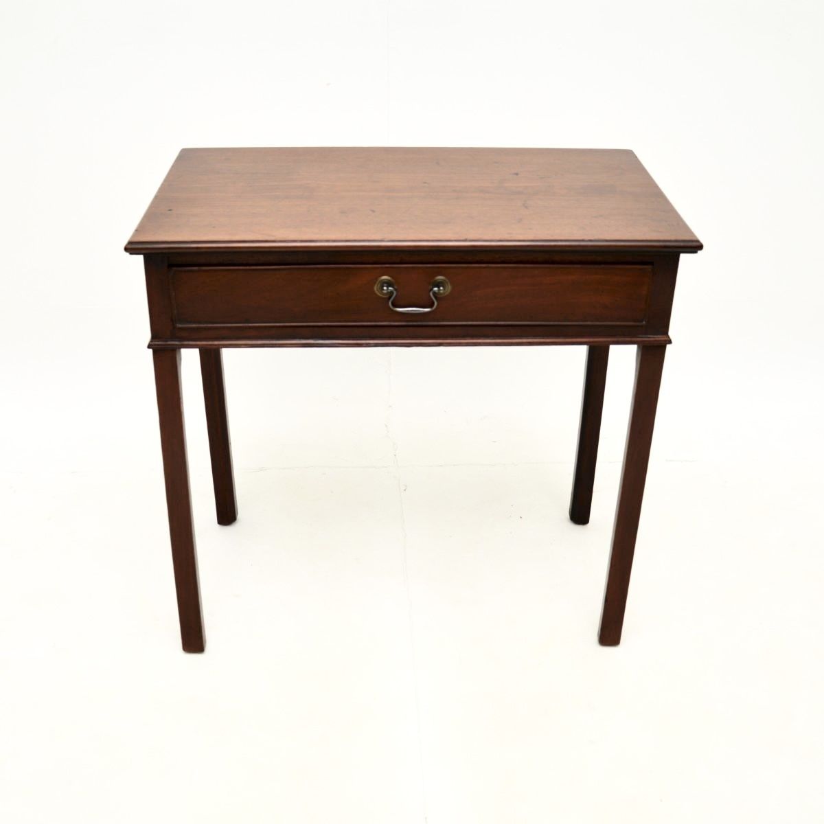 Antique Georgian Period Mahogany Console / Side Table photo furniture