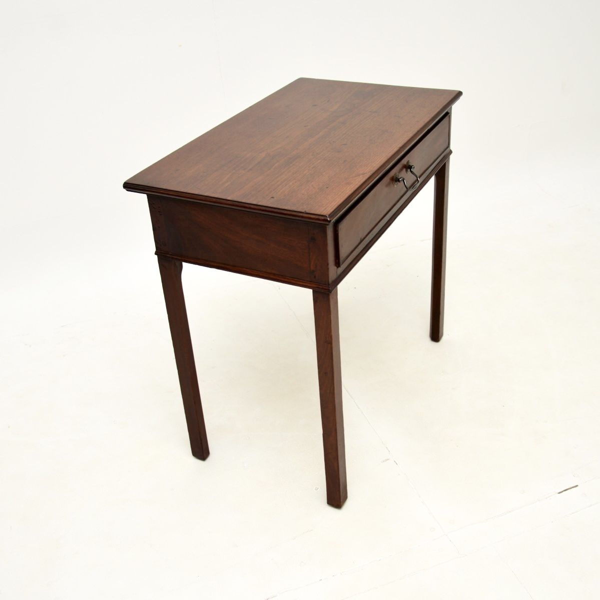 Antique Georgian Period Mahogany Console / Side Table photo vinterior