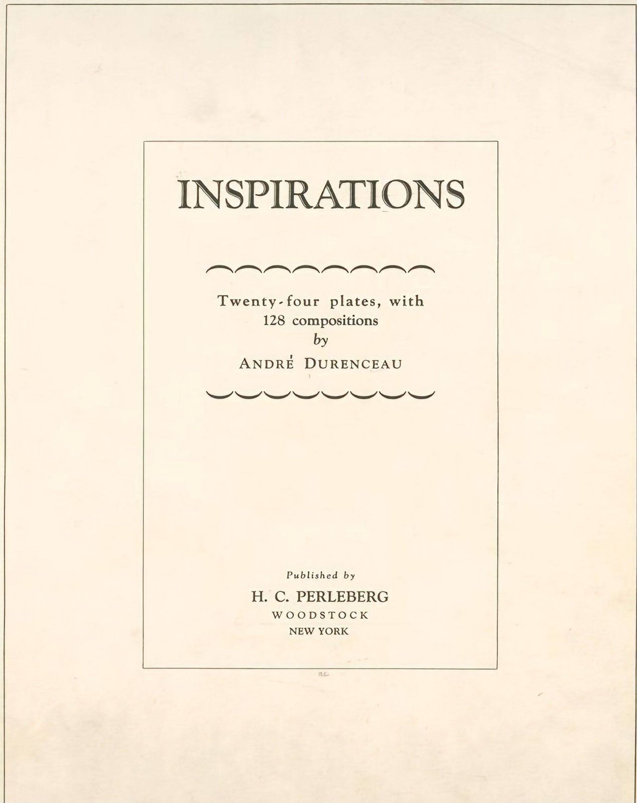 Andre Durenceau Inspirations Art Deco Complete Book Of 24 Pochoir Prints 1929 photo Art