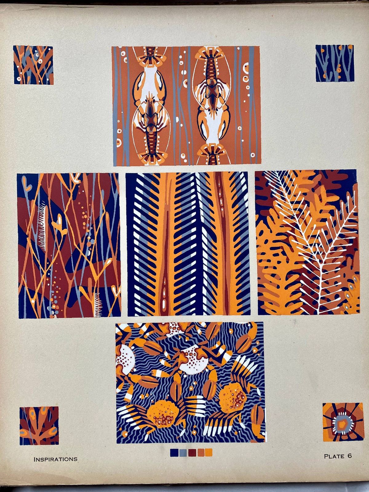 Andre Durenceau Inspirations Art Deco Complete Book Of 24 Pochoir Prints 1929 photo vinterior