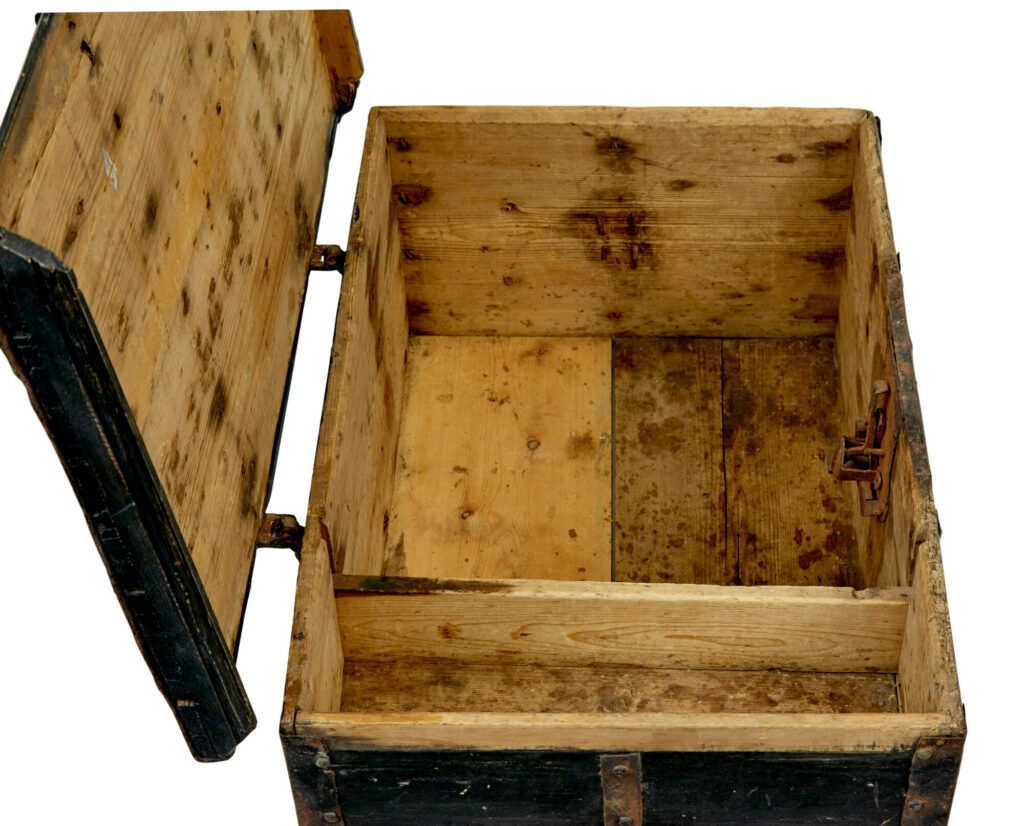 Scandinavian Mid 19th Century Painted Pine Chest photo for sale