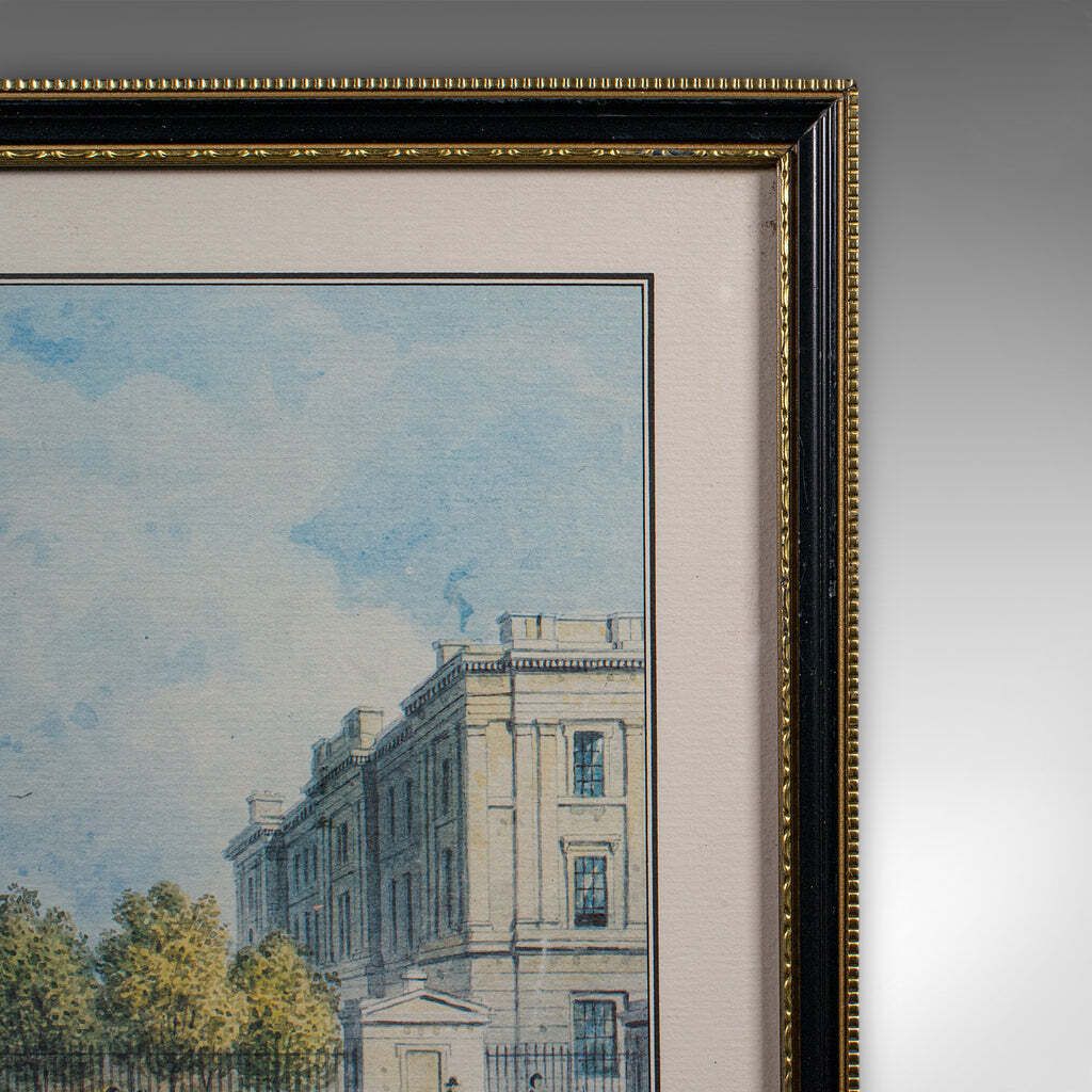 Antique Hospital Picture, St Thomas' London, Engraving, Art, Medical, Victorian photo buy