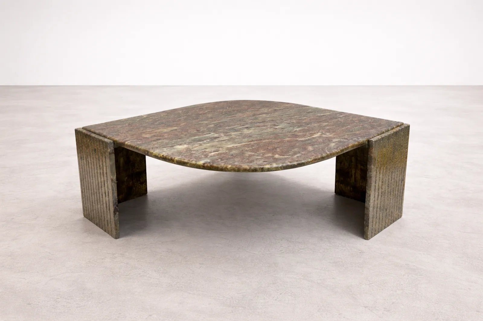 Late 20th Century Eye Shaped Marble Table