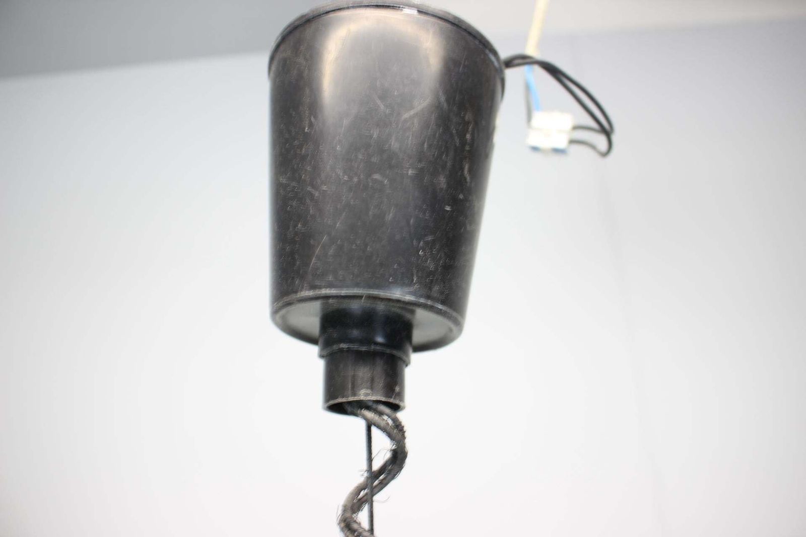 Mid Century Adjustable Plastic Pendant Lamp By Meblo, Italy, 1970s photo vintage