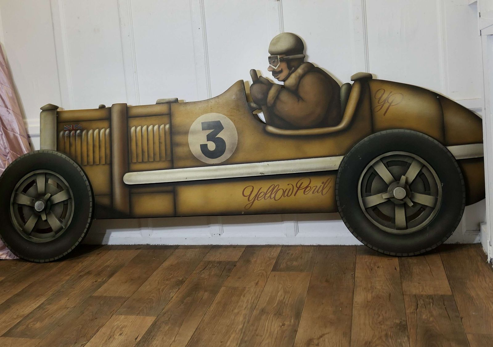 Model Of Kissel Gold Bug Speedster, Trade Advertising Sign photo 1500.0