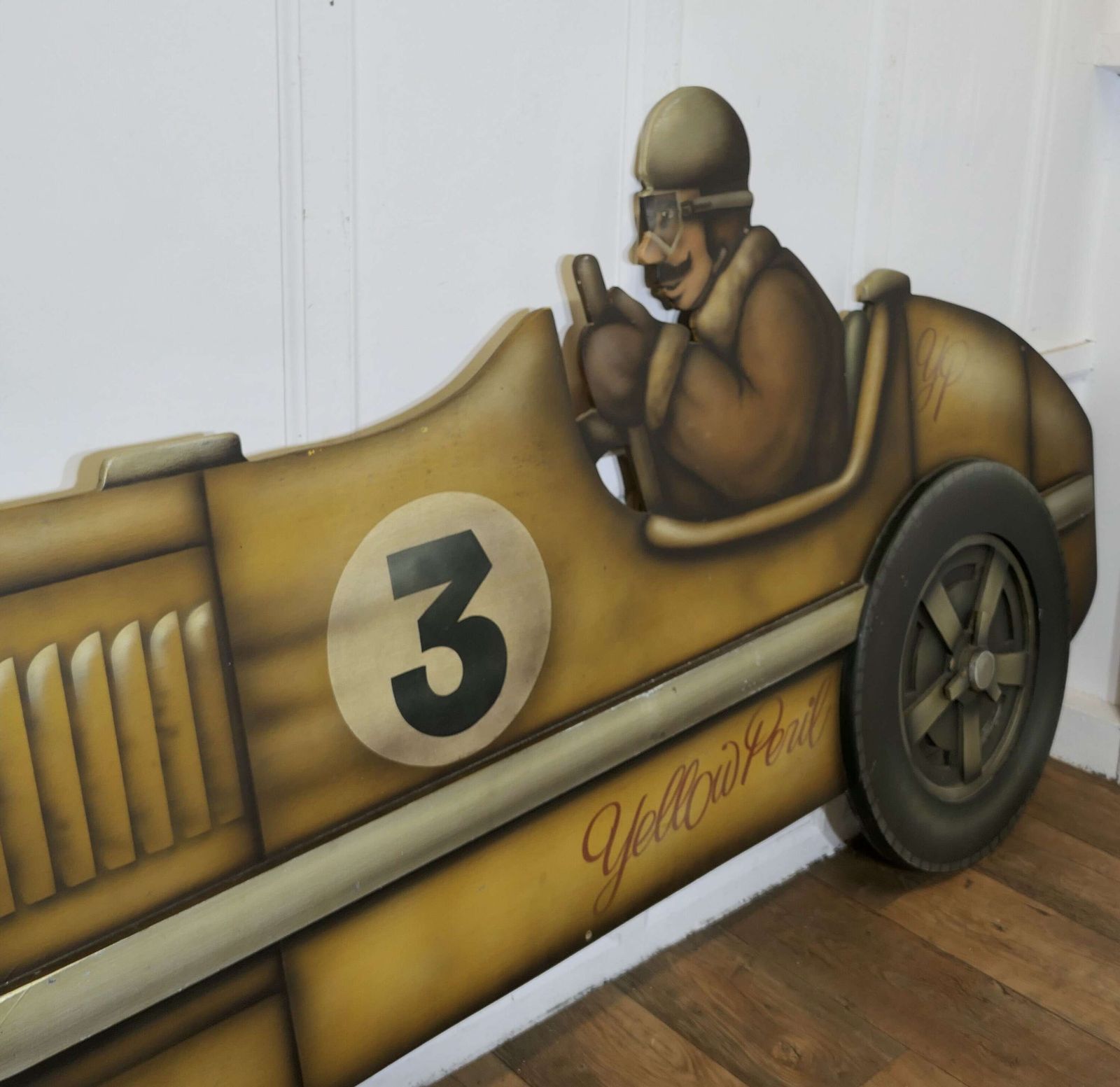 Model Of Kissel Gold Bug Speedster, Trade Advertising Sign photo buy