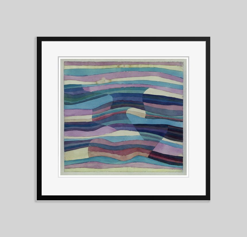 Paul Klee 'Moving Thresholds' Archival Pigment Print Framed In Black