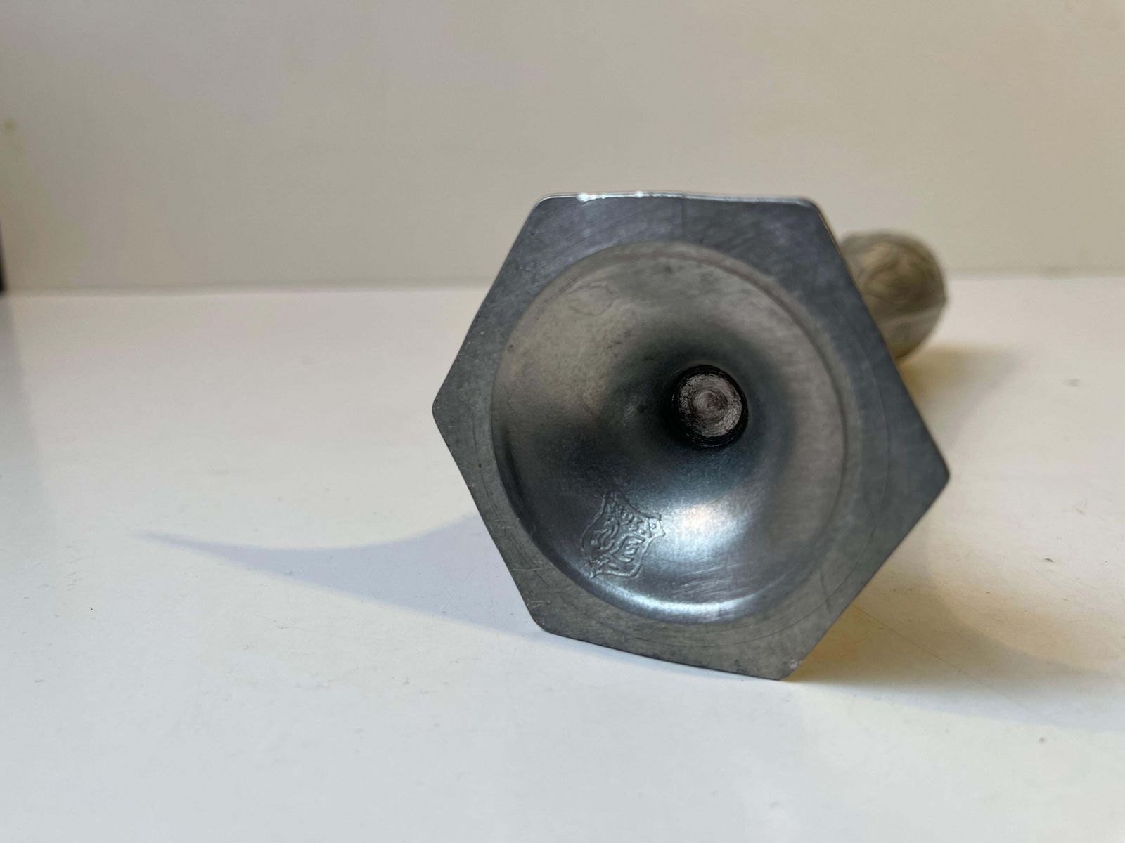 Art Nouveau Kayserzinn Pewter Iris Vase By Hugo Leven photo vintage