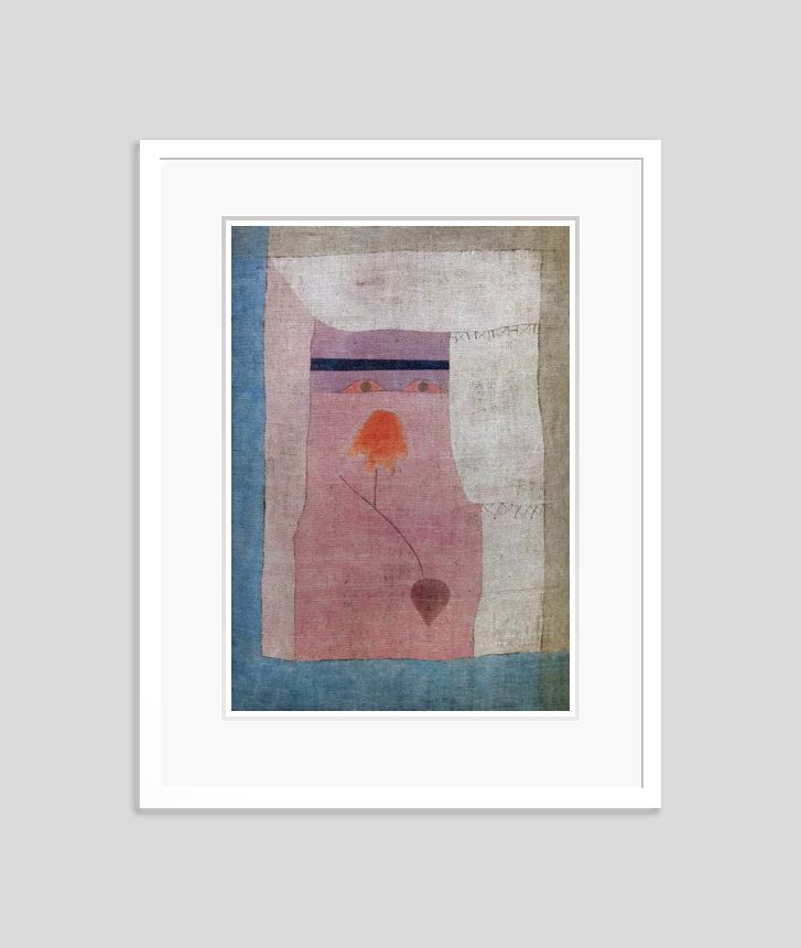 Paul Klee 'Arab Song' Archival Pigment Print Framed In White